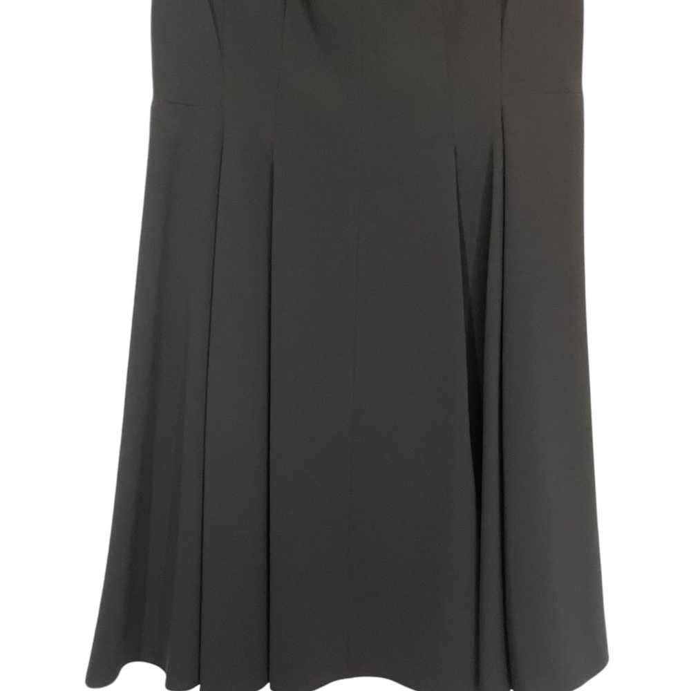 Theory Pleated Cap Sleeve Classic Crepe Dress A-L… - image 7