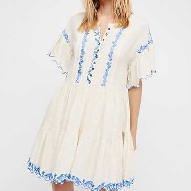 Free People Santiago Embroidered Dress