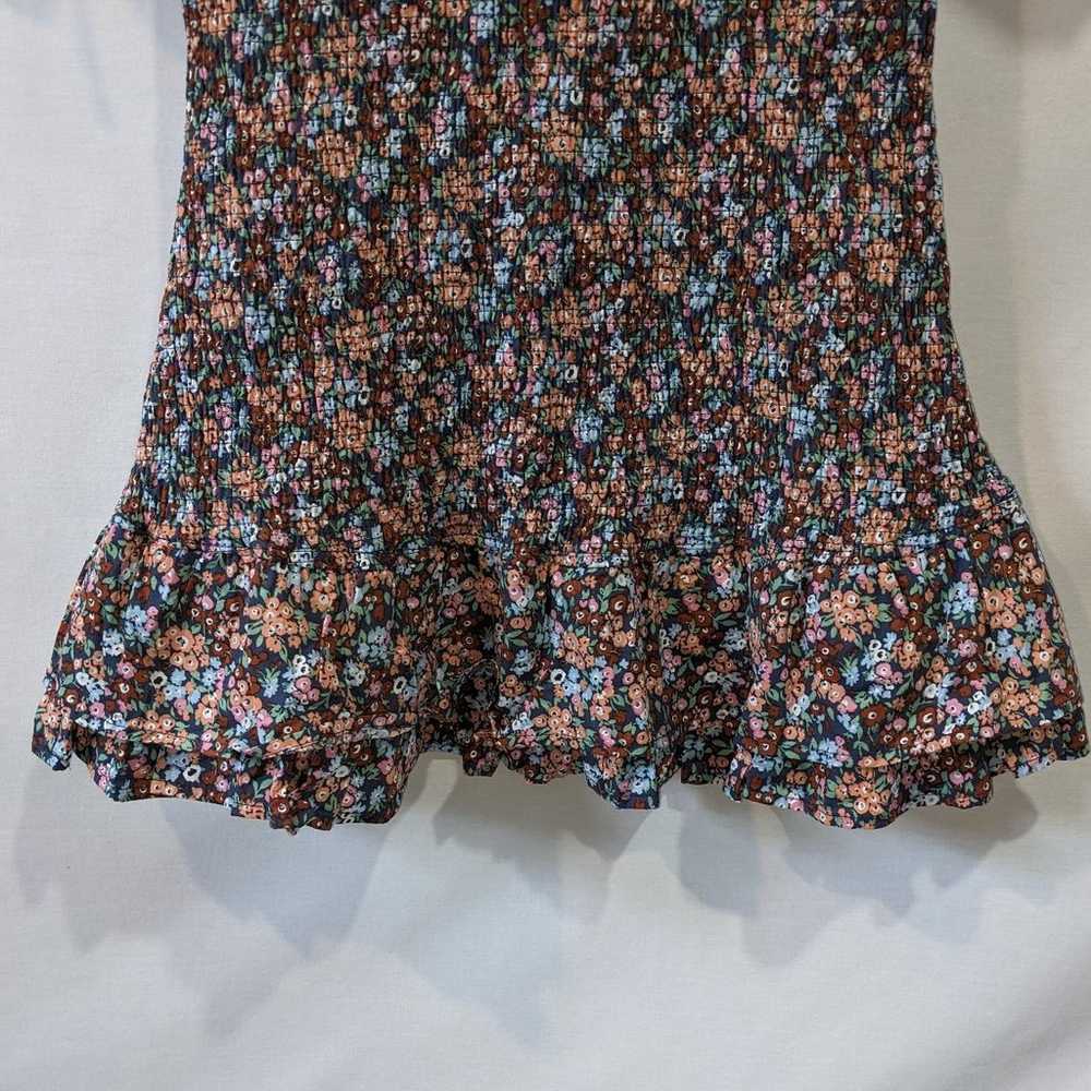 Mable 100% Cotton Floral Drop Waist Puff Sleeve M… - image 7