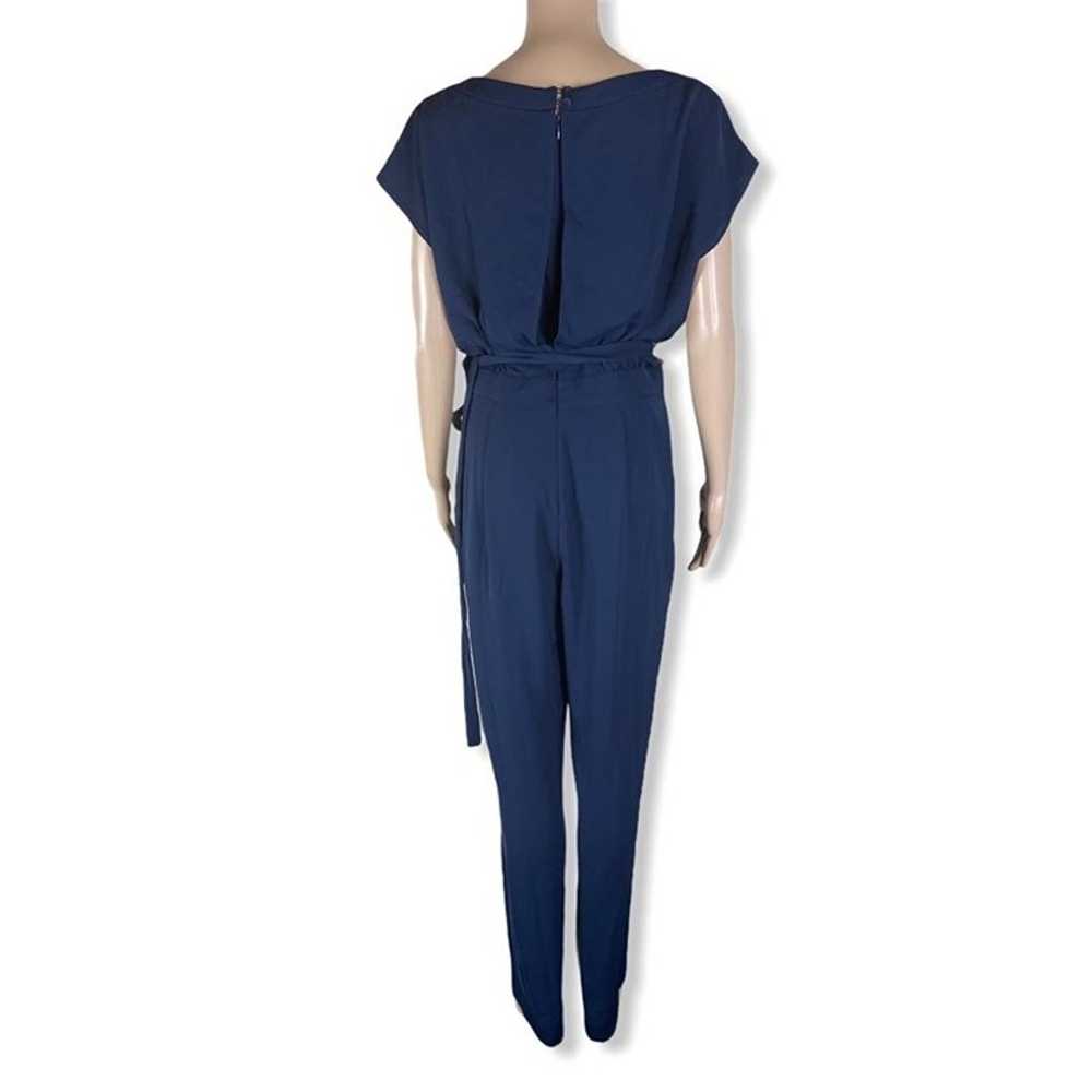 Eliza J Belted boatneck Wide legs jumpsuit- size … - image 2