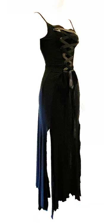 1990s GIANNI VERSACE Corset Gown