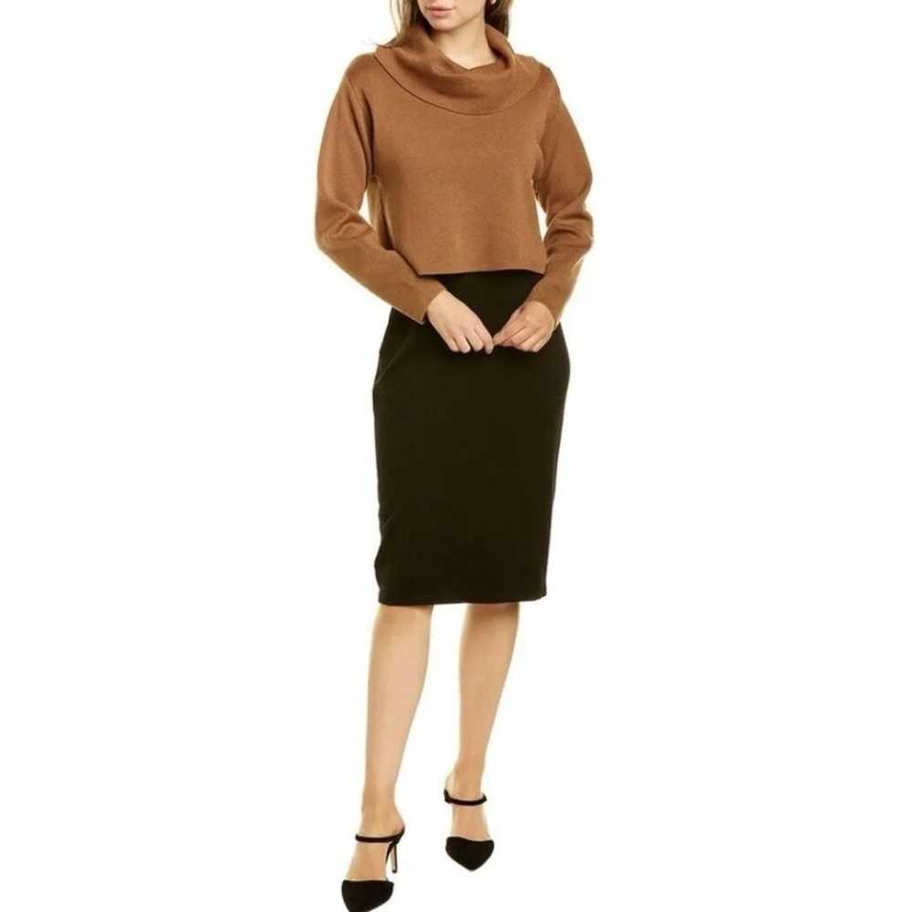 Taylor Layered Cowl Neck Sweater Dress - image 6