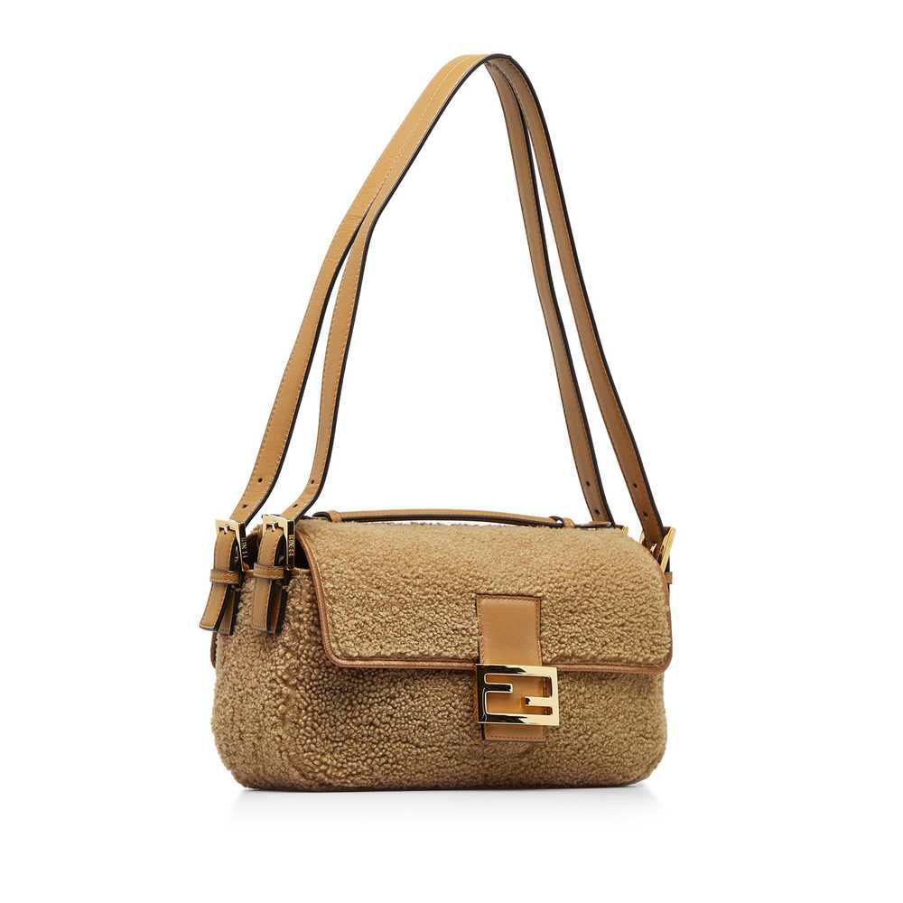 Product Details Fendi Beige Multi Shearling Bague… - image 2