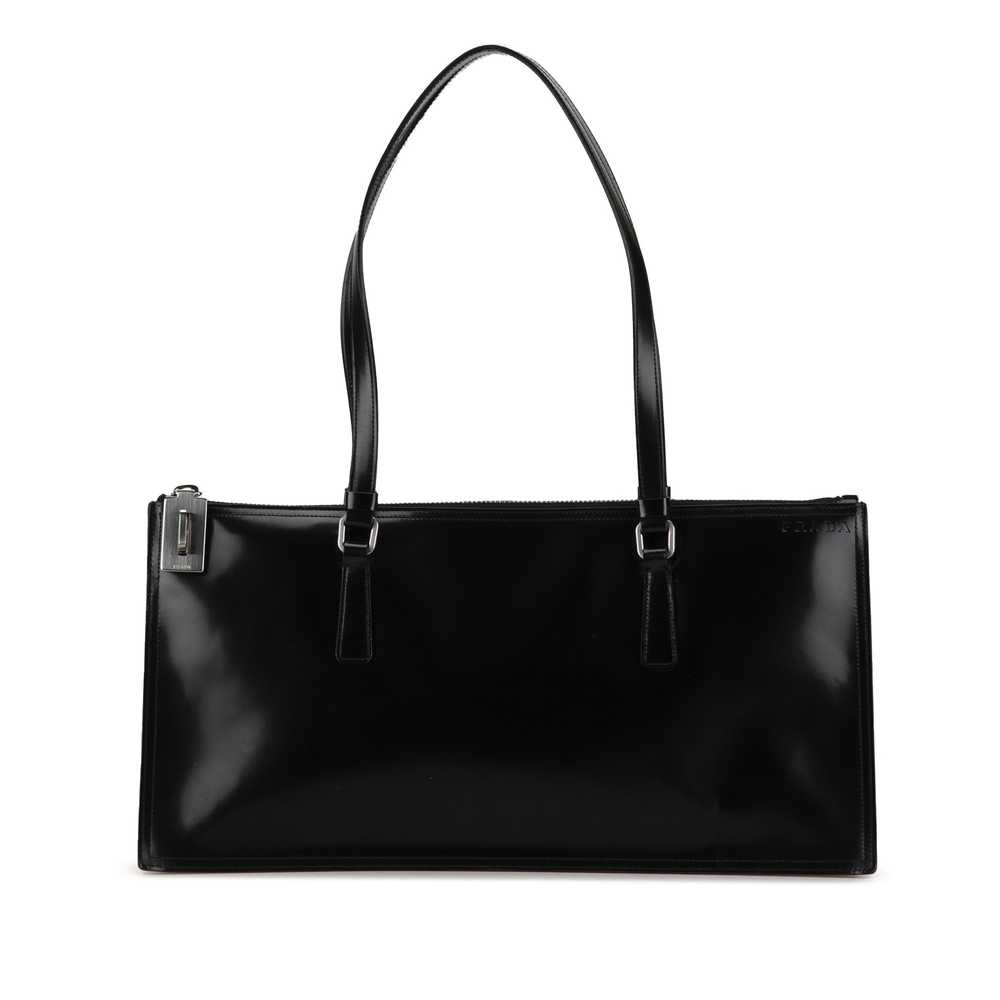 Product Details Prada Black Spazzolato East West … - image 1