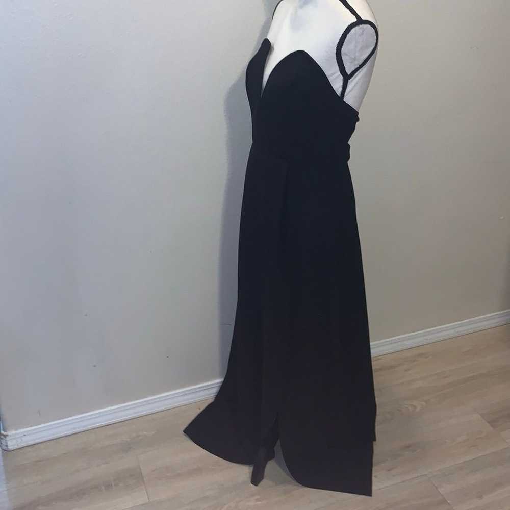 Black strapless evening dress with sweetheart nec… - image 6