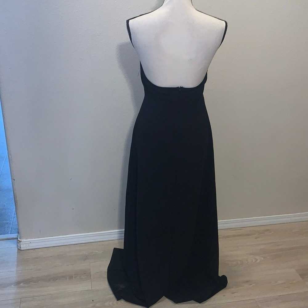 Black strapless evening dress with sweetheart nec… - image 8