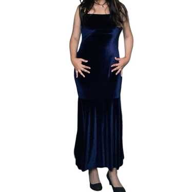 navy blue formal dress