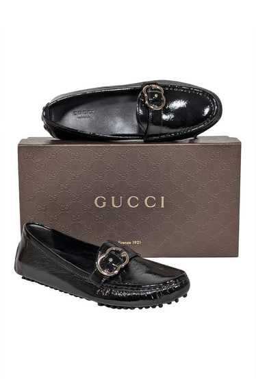 Gucci - Black Patent Leather Loafers Sz 8