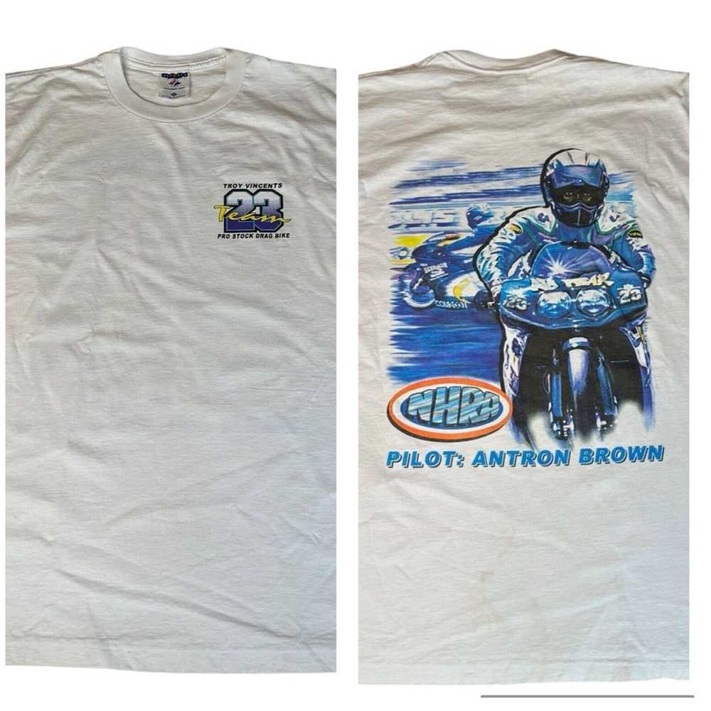 Jerzees Troy Vincents Team Shirt NHRA Shirt Pro S… - image 1