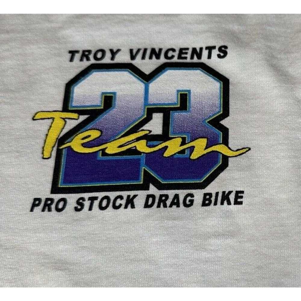 Jerzees Troy Vincents Team Shirt NHRA Shirt Pro S… - image 6