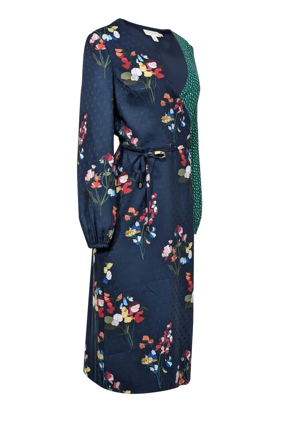 Ted Baker - Navy w/ Multi Color Floral & Green & … - image 2