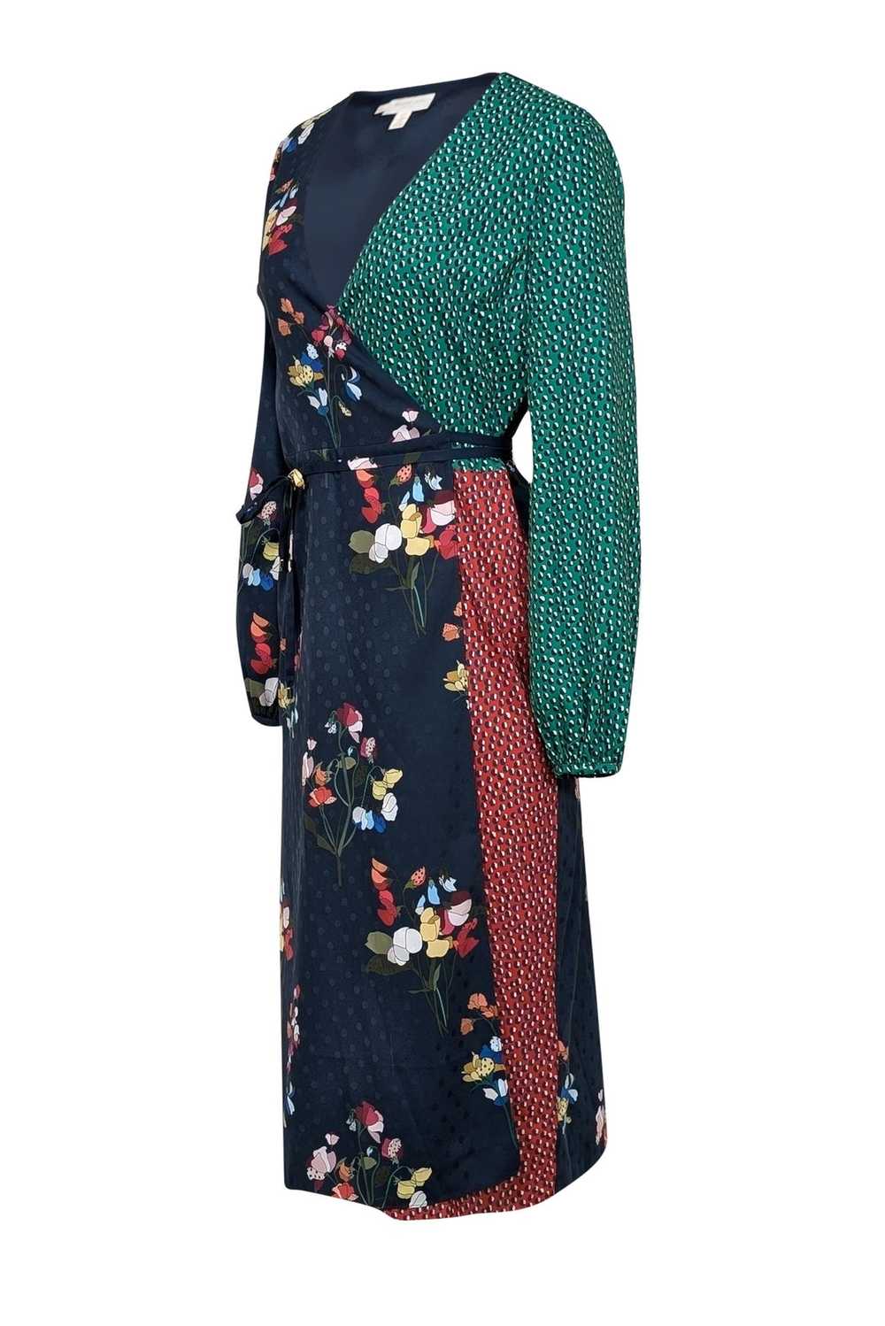 Ted Baker - Navy w/ Multi Color Floral & Green & … - image 3