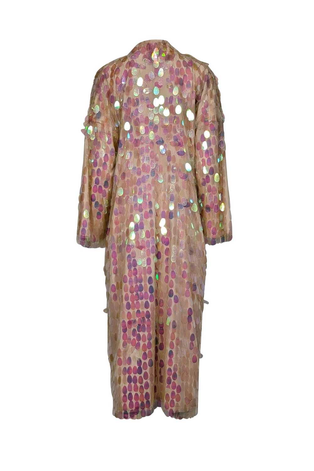 Topshop - Blush Pink Iridescent Sequin Kimono Dus… - image 3