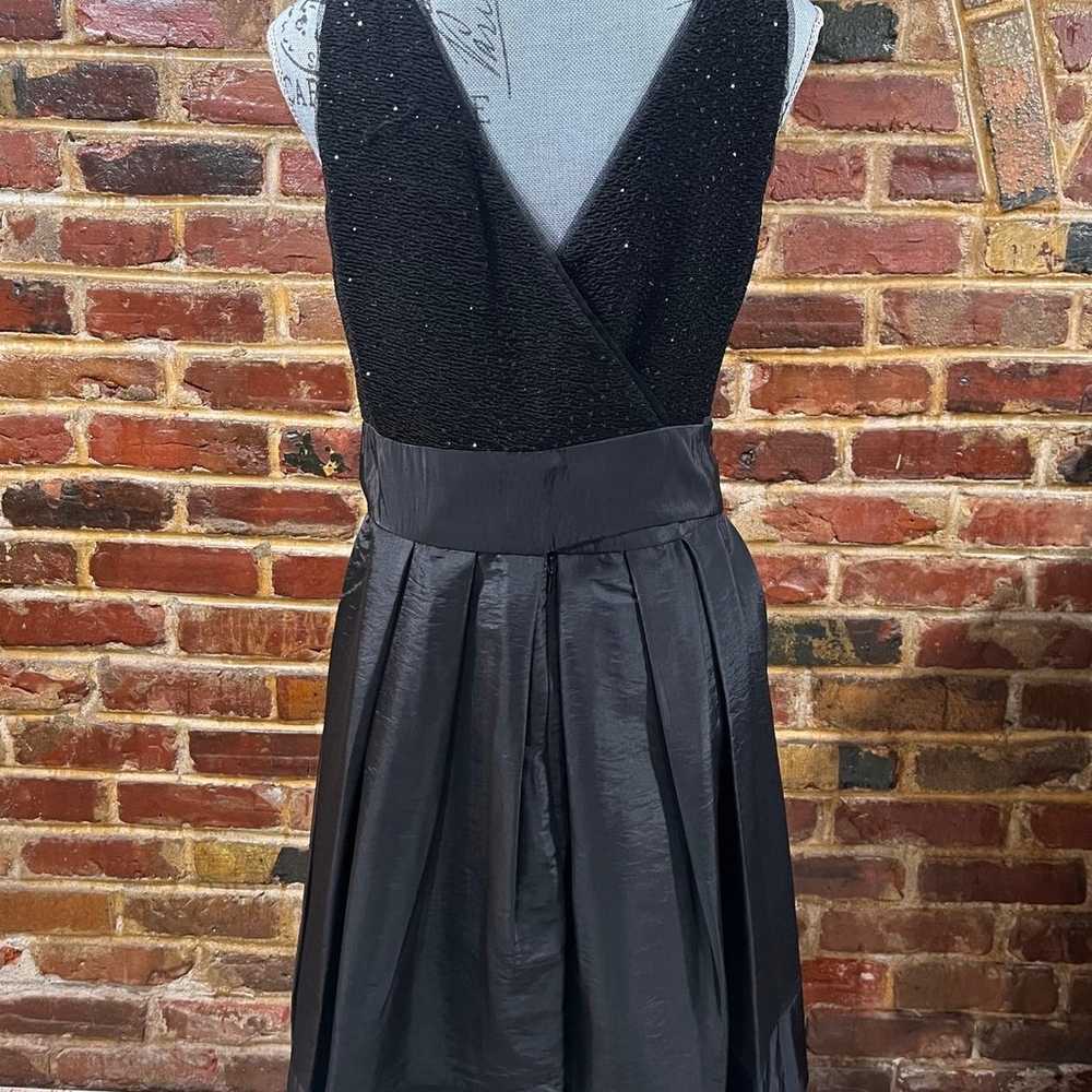 SLNY Black Sleeveless Evening Dress, Size 12 - image 3