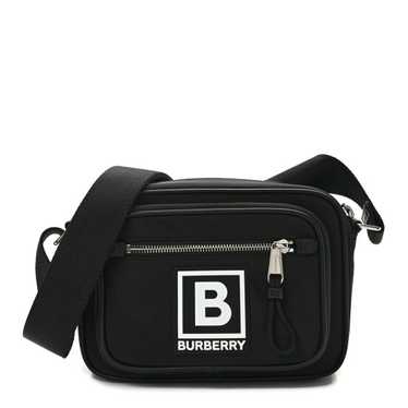 BURBERRY Nylon Paddy Logo Messenger Black