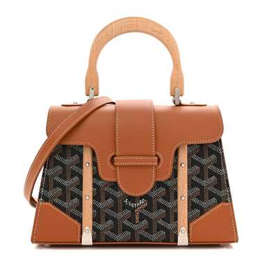 GOYARD Goyardine Structure Mini Saigon Black Gold - image 1