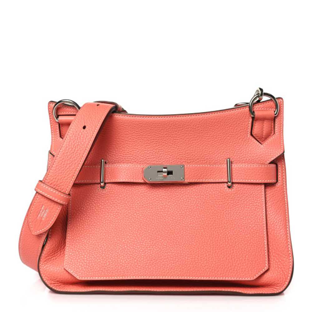 HERMES Taurillon Clemence Jypsiere 31 Crevette - image 1