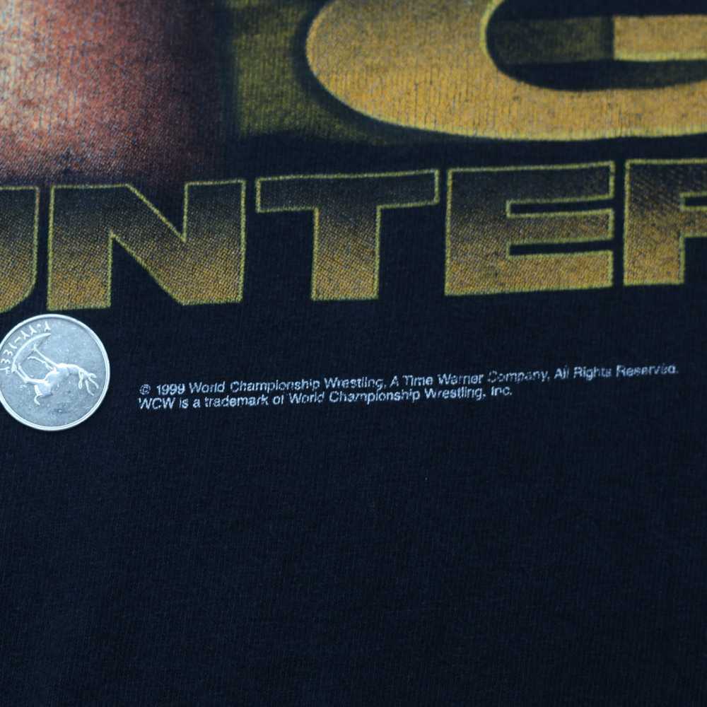 1999 Vintage Goldberg The Hunter WCW T-Shirt L - image 4