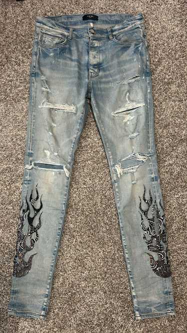 Amiri Bandana Flame Amiri jeans