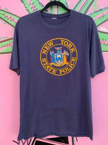 NEW YORK STATE POLICE CREST GRAPHIC SINGLE STITCHE