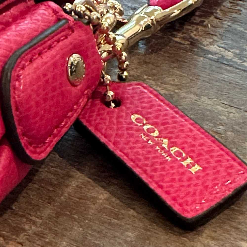 Coach Coach Mini Pink Ruby Crossgrain Leather Cro… - image 5