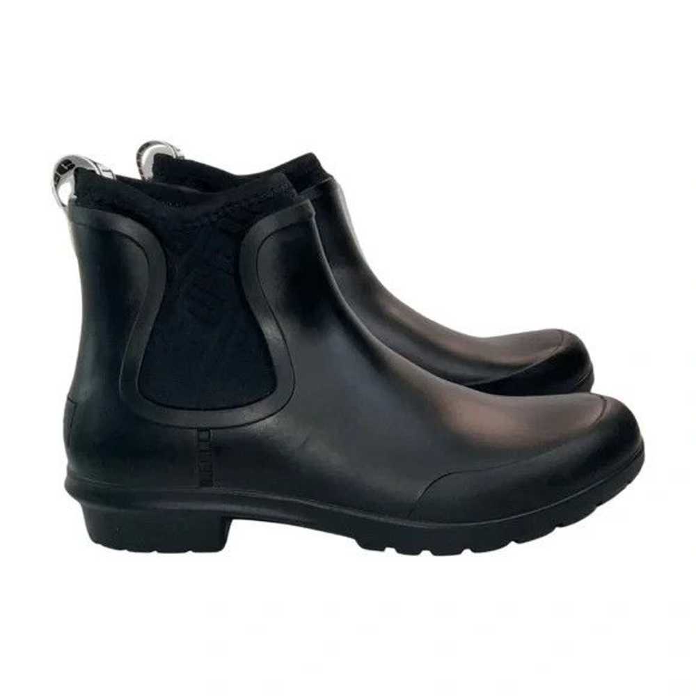 Ugg UGG Australia Chevron Black Rain Boots Size 9 - image 1