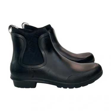 Ugg UGG Australia Chevron Black Rain Boots Size 9 - image 1