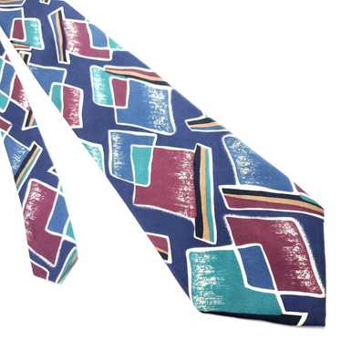 Henry Grethel Henry Grethel Multi Colored Silk Tie