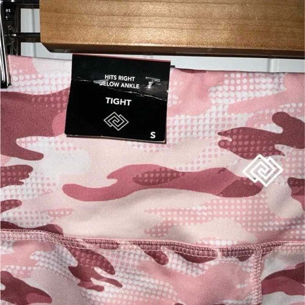 Other Zelos Pink Camo Below Ankle Leggings Size S… - image 3