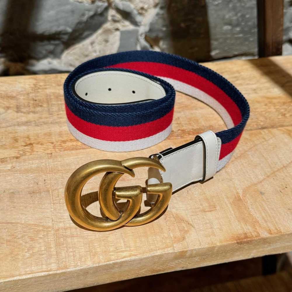 Gucci Gg Buckle cloth belt - image 6