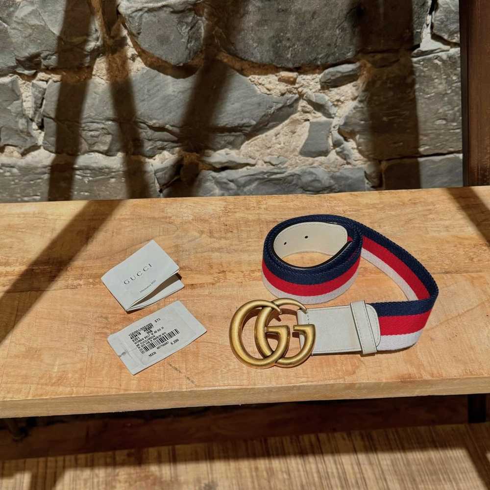 Gucci Gg Buckle cloth belt - image 9