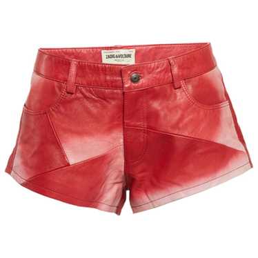 Zadig & Voltaire Leather shorts - image 1