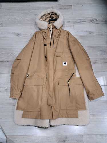 Carhartt Wip X Sacai Men'S Canvas Parka Siberian … - image 1