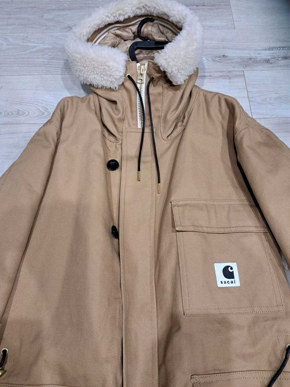 Carhartt Wip X Sacai Men'S Canvas Parka Siberian … - image 4