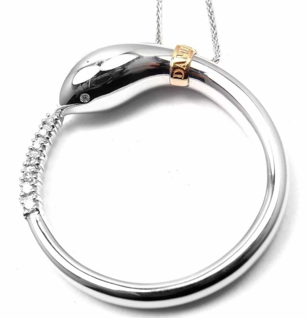 Authentic! Damiani Infinito 18k White Gold Diamon… - image 3