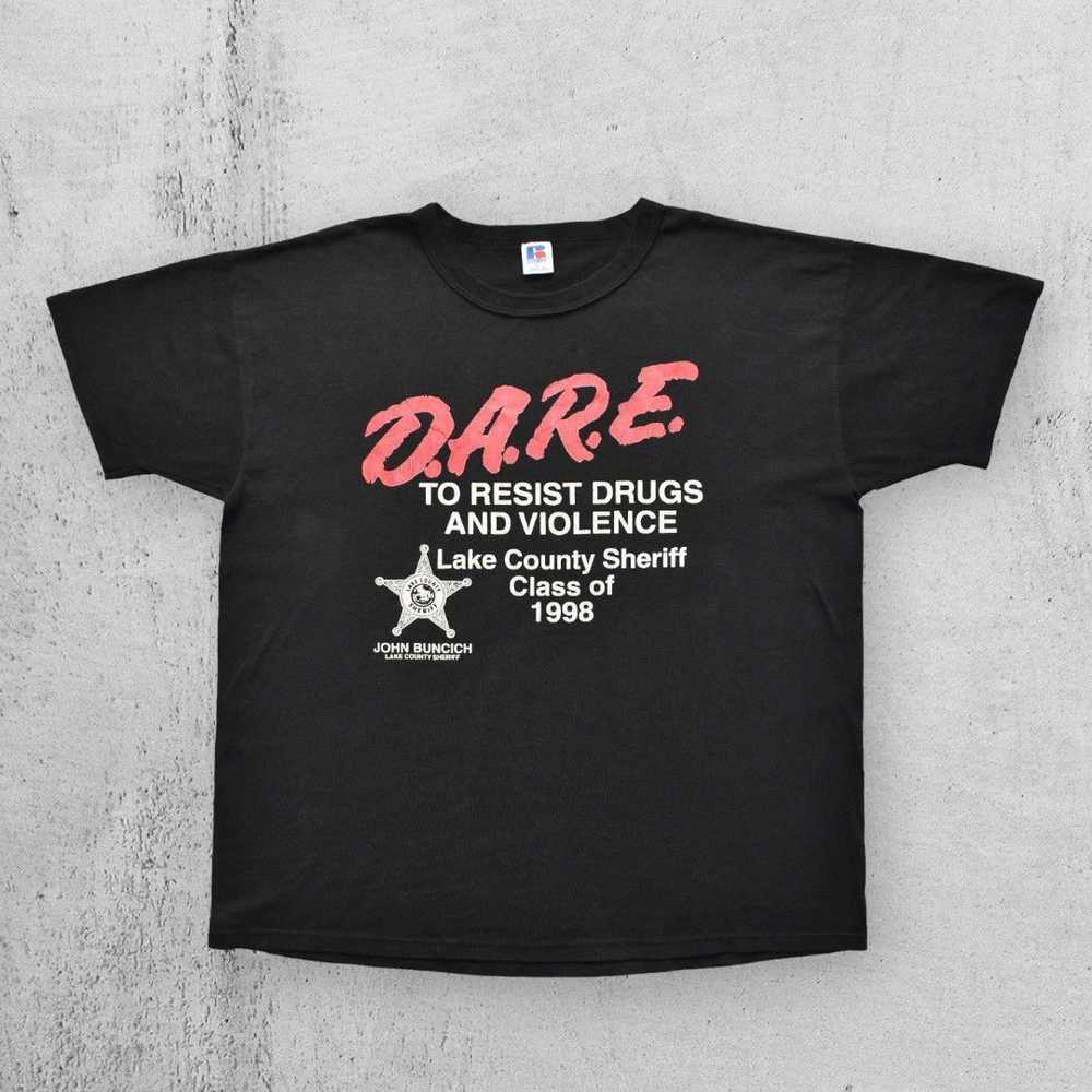 D.A.R.E × Russell Athletic × Vintage Vintage ‘98 … - image 1