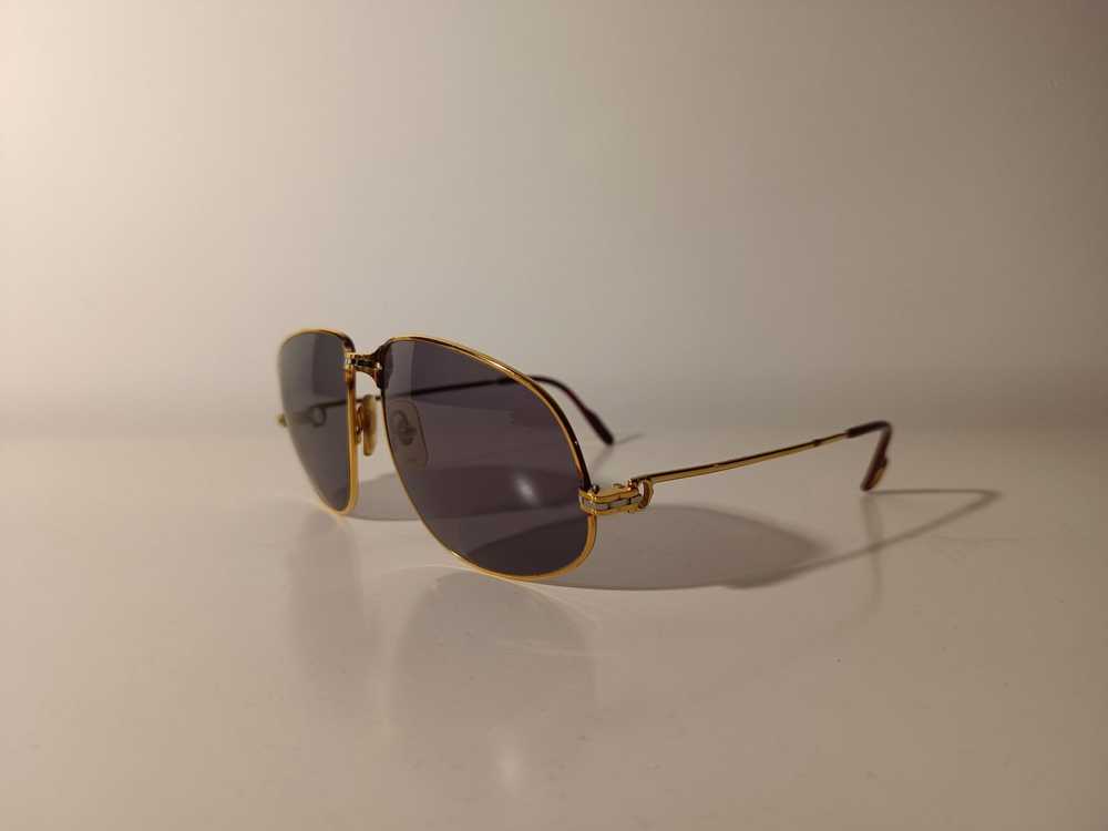 Cartier Sunglasses Vintage Cartier Panthere GM 63… - image 3