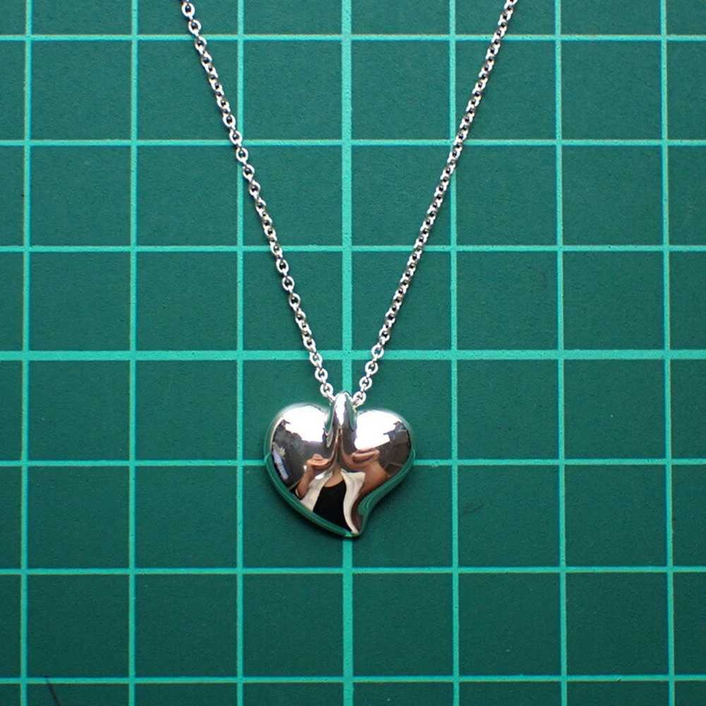 Tiffany & Co. TIFFANY 925 Full Heart Pendant Neck… - image 10