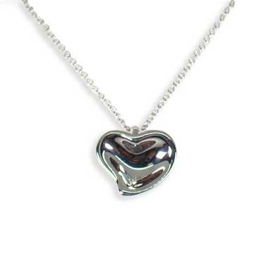 Tiffany & Co. TIFFANY 925 Full Heart Pendant Neck… - image 1