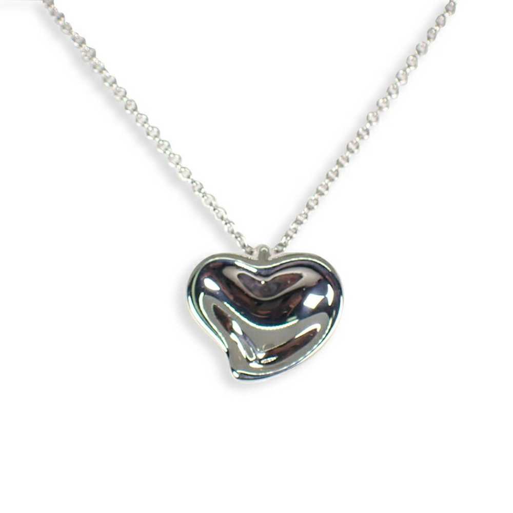 Tiffany & Co. TIFFANY 925 Full Heart Pendant Neck… - image 2