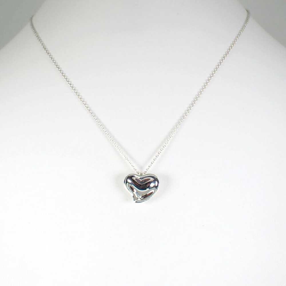 Tiffany & Co. TIFFANY 925 Full Heart Pendant Neck… - image 3