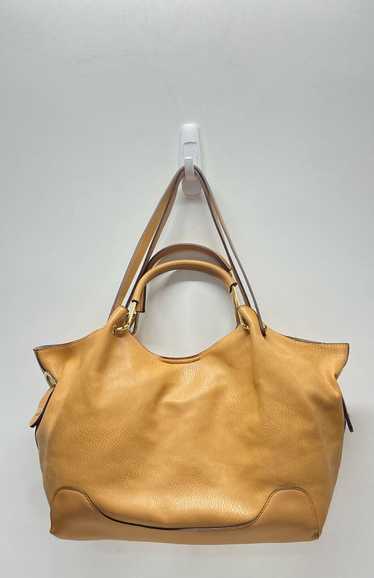 Sondra Roberts Squared Leather Top Handle Crossbod