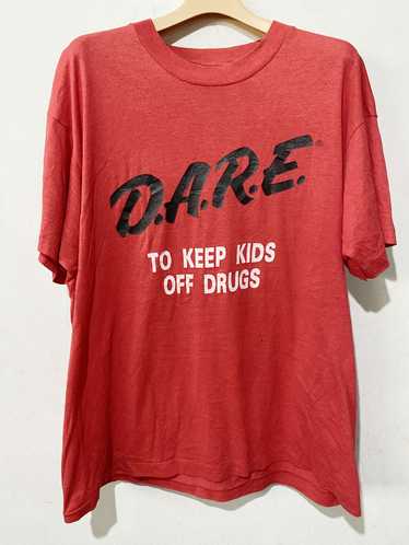 D.A.R.E × Streetwear × Vintage Vintage 80s DARE T… - image 1