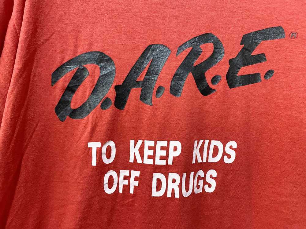 D.A.R.E × Streetwear × Vintage Vintage 80s DARE T… - image 2