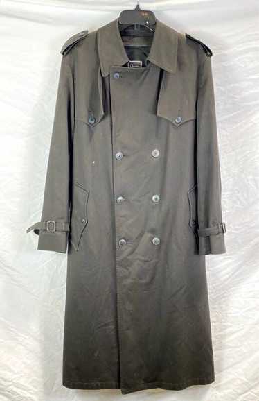 Christian Dior Men Black Trench Coat Sz 38R