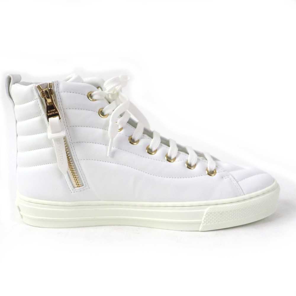 LOUIS VUITTON High cut sneakers Main: Leather whi… - image 5