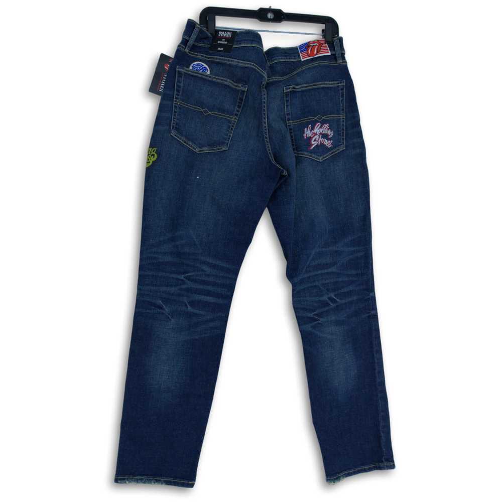 NWT Rolling Stones Lucky Brand Mens Blue Denim Da… - image 2