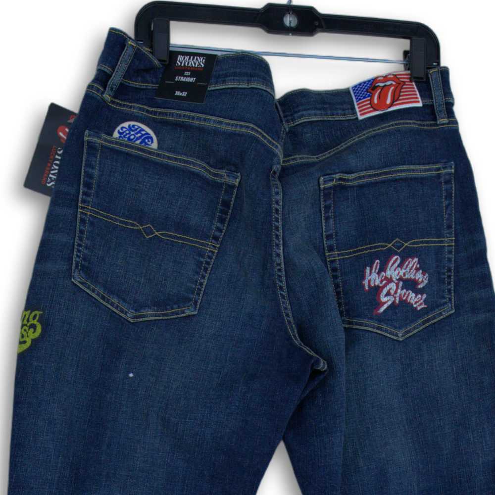 NWT Rolling Stones Lucky Brand Mens Blue Denim Da… - image 4