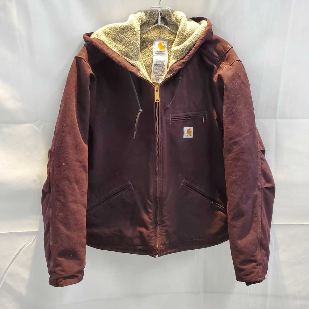 Carhartt For Women Hooded Full Zip Jacket Size L - image 1