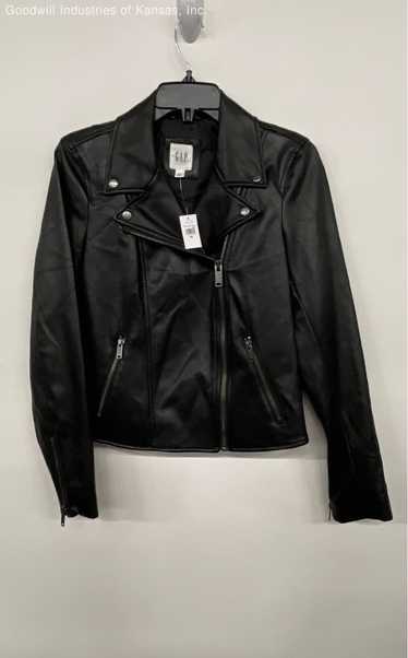 GAP Black Faux Leather Jacket NWT - Size XS